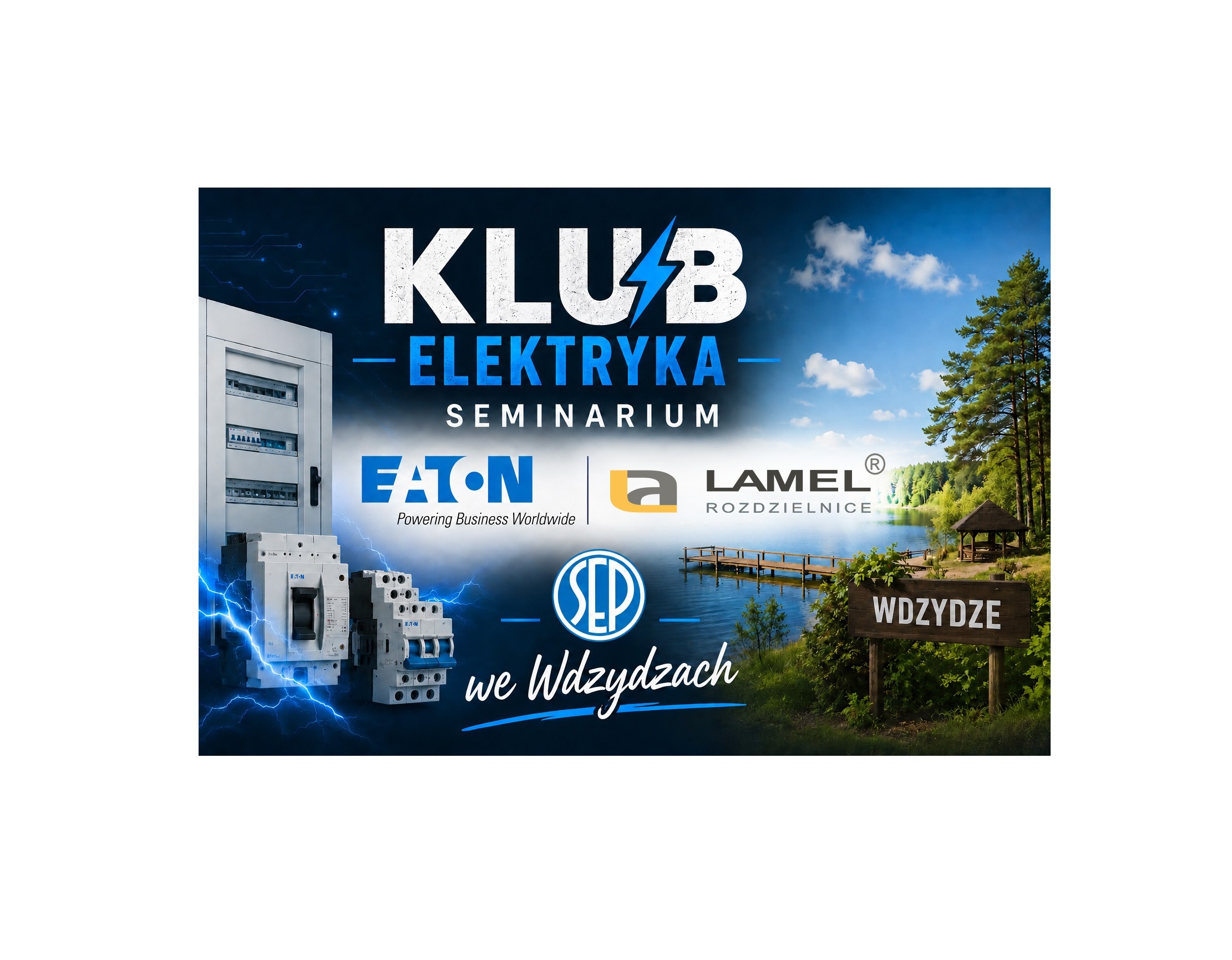 Klub Elektryka – seminarium EATON i LAMEL ROZDZIELNICE we Wdzydzach
